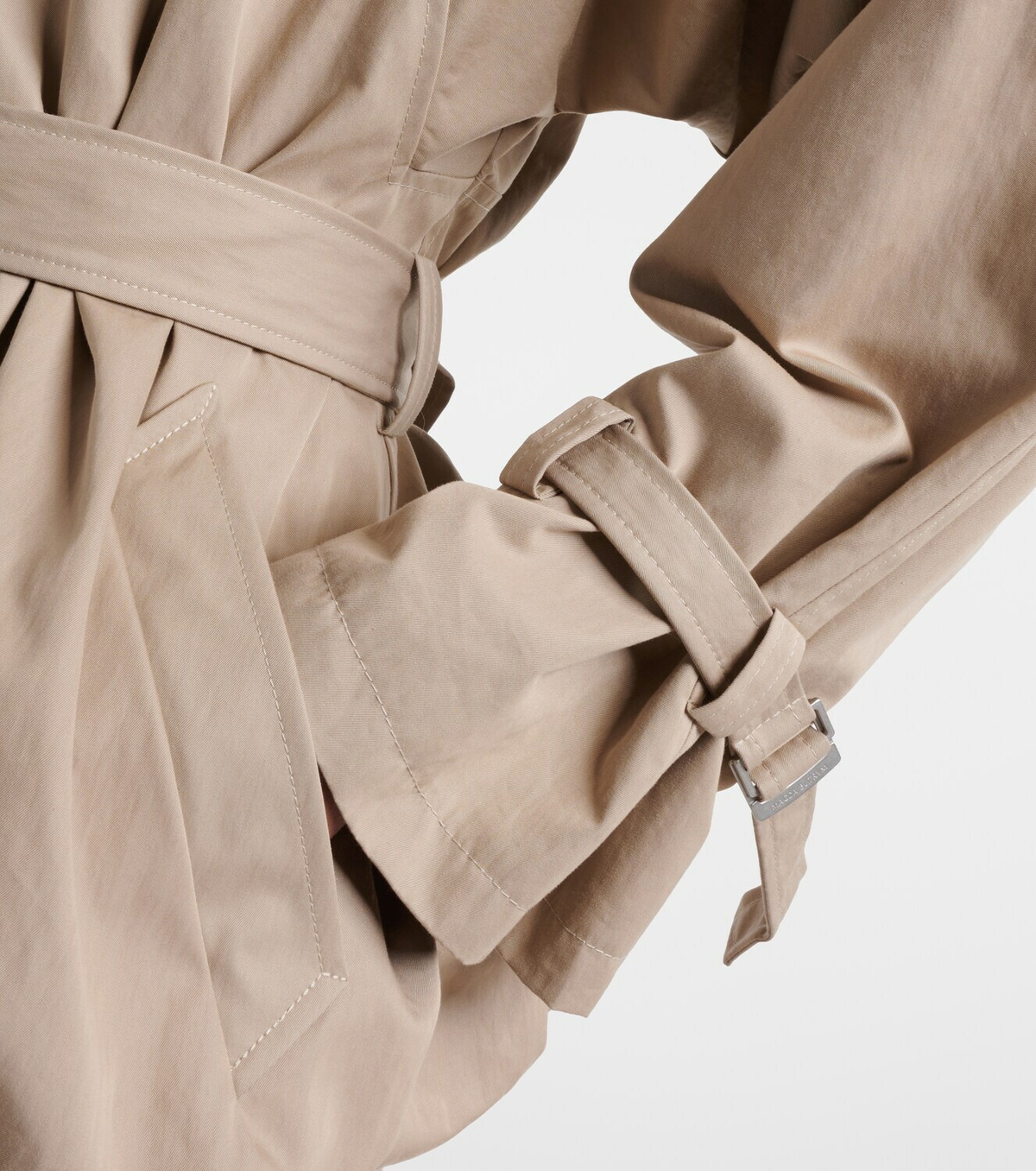 Magda Butrym Belted cotton-blend jacket