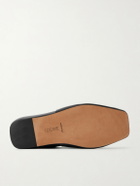 LOEWE - Origami Leather Slippers - Black
