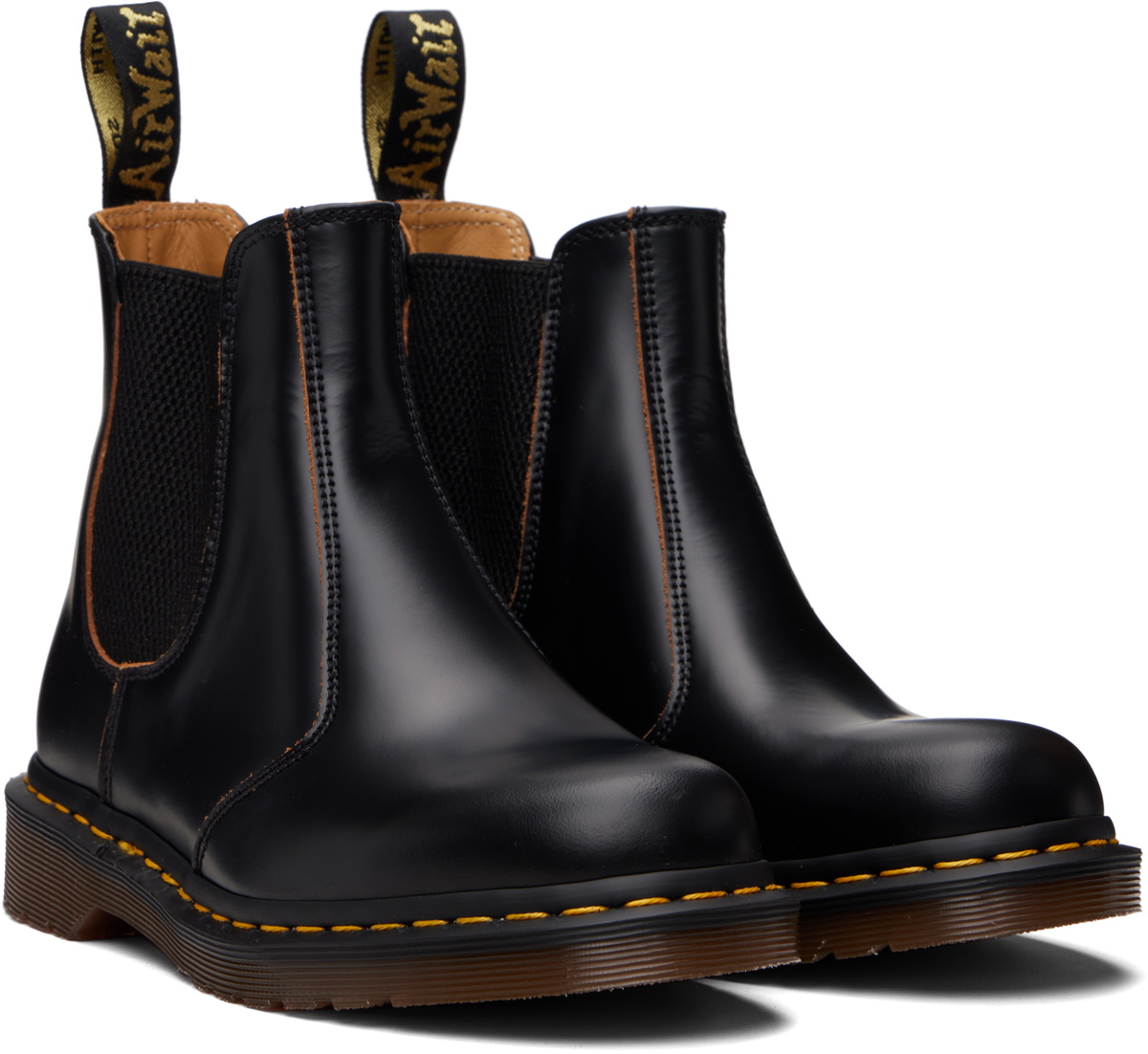 Dr. Martens Black 2976 Vintage Made In England Chelsea Boots
