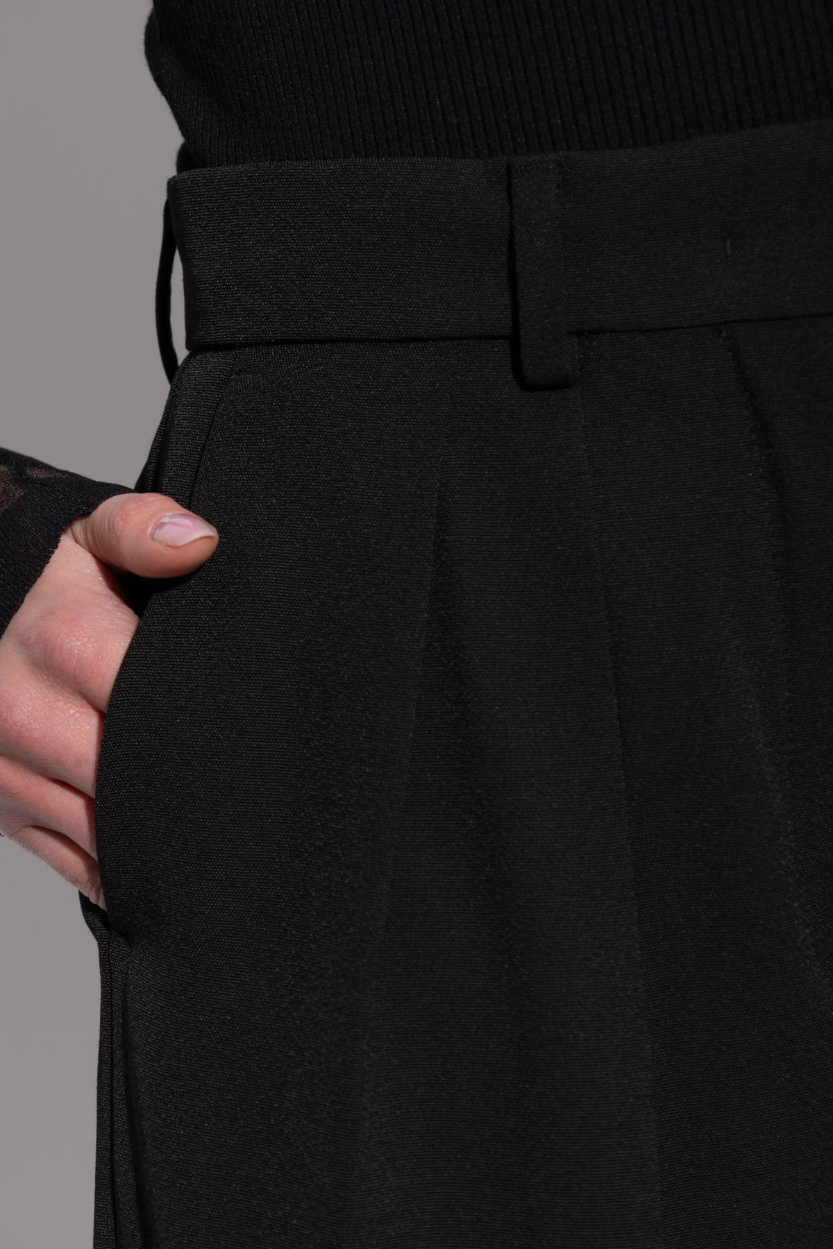 Sportmax 'Adelchi' Black Viscose Pants Women