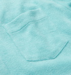 Séfr - Leo Slim-Fit Cotton-Terry Shirt - Blue