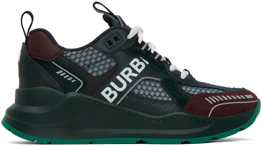 Burberry Green Embossed Sneakers Burberry