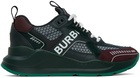 Burberry Green Embossed Sneakers