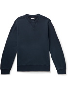 Alex Mill - Garment-Dyed Cotton-Jersey Sweatshirt - Blue