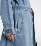 Agolde Denim wrap coat