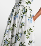 Emilia Wickstead Norika belted floral cotton shirt dress