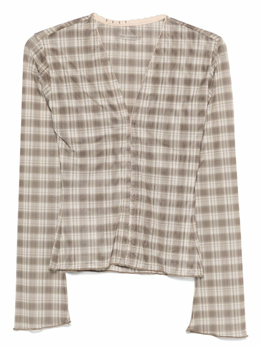 Jade Cropper Hook-Eye Cardigan