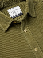 Portuguese Flannel - Dip-Dyed Cotton-Corduroy Shirt - Green