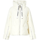 Khrisjoy Women's Oversize Puffer Jacket In Pile - END. Exclusive in Off White