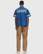 Lacoste Back Print Cotton Twill Shirt Multi - Mens - Shortsleeves