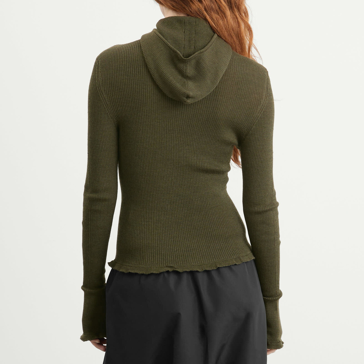 Cecilie Bahnsen Women's Belma Hoodie in Olive