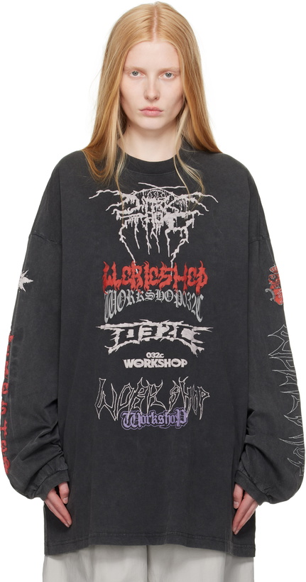 Photo: 032c Gray Telepresence Oversized T-shirt