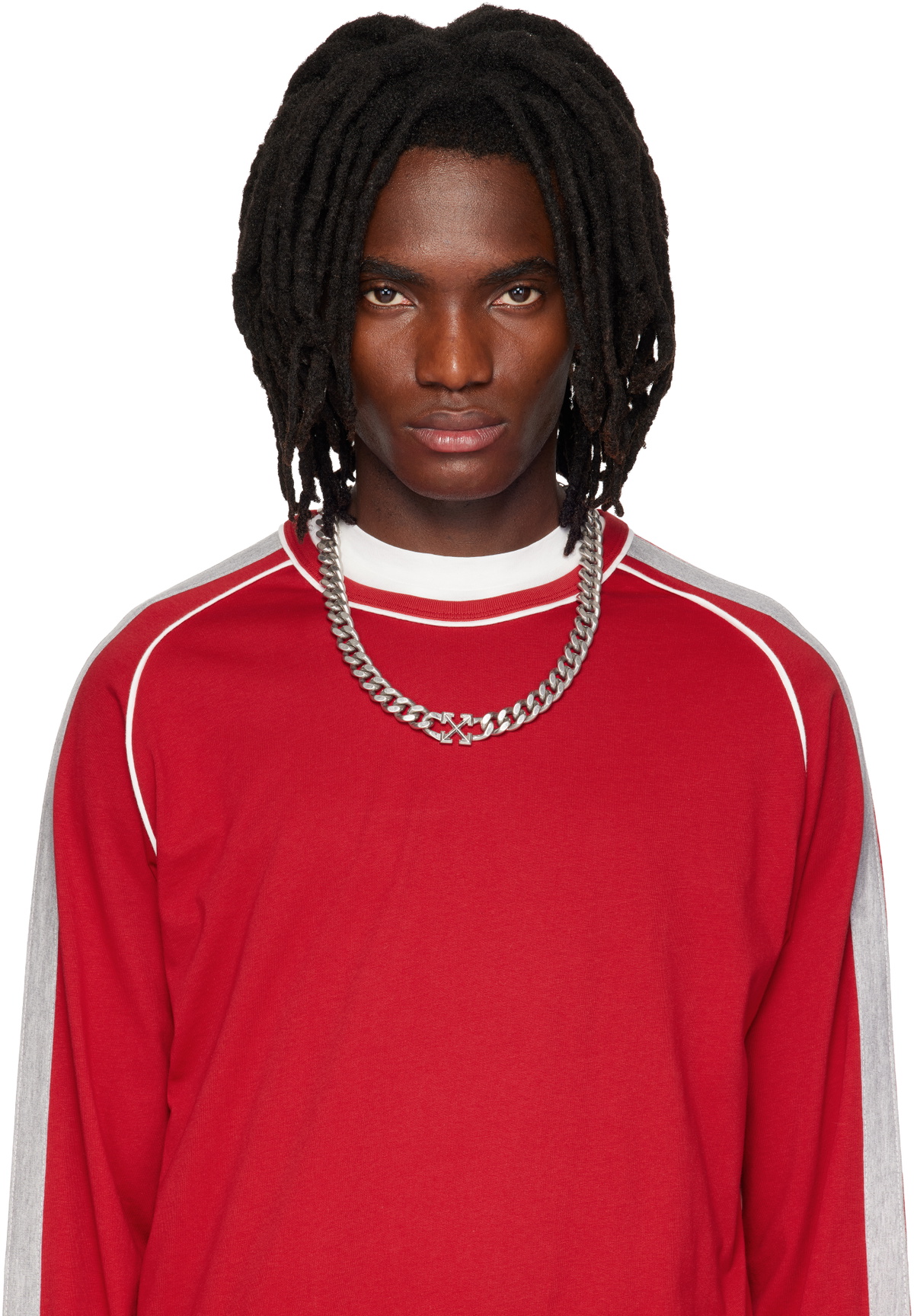 Off-White Arrow Chain Necklace