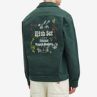 Palmes Men's Fifth Twill Shirt Jacket in Bottle Green