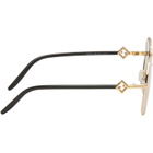 Fendi Gold FF Diamonds Sunglasses