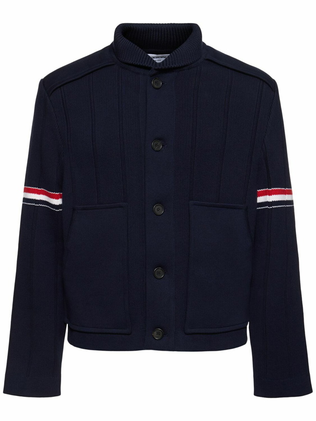 Photo: THOM BROWNE - Cotton & Cashmere Jacket