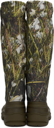 ROA Khaki Rubber Tall Boots