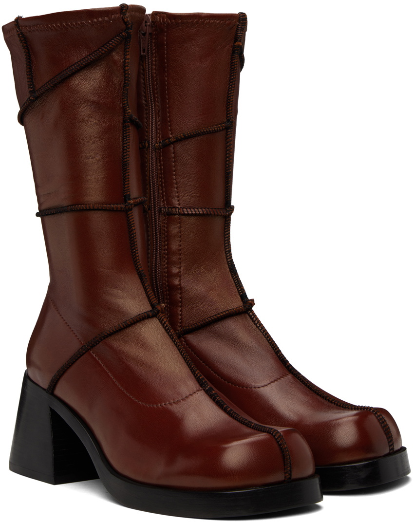 Miista Brown Lois Boots Miista