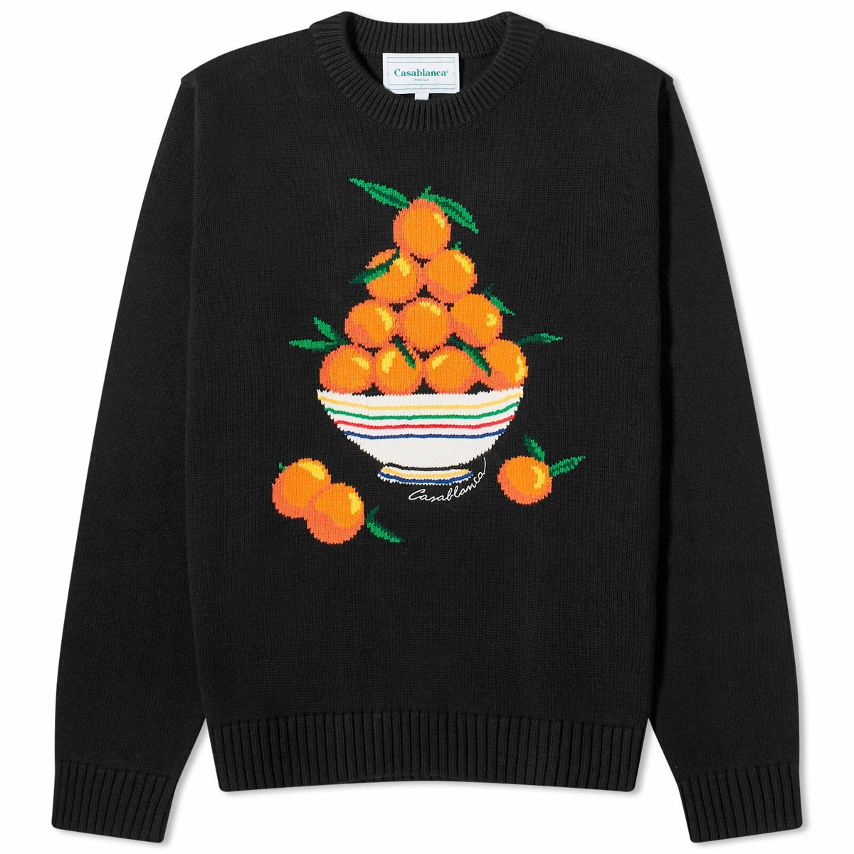 Casablanca Beige Kapalia Oranges Sweater Casablanca