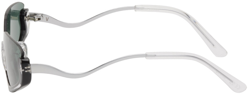Henrik Vibskov Transparent Bird In Face Rollo Sunglasses