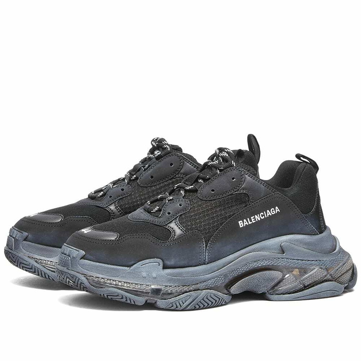 Photo: Balenciaga Men's Triple S Sneakers in Black