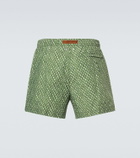 Zegna Printed swim trunks