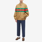 Gucci Men's GRG Logo Harrington Jacket in Tan