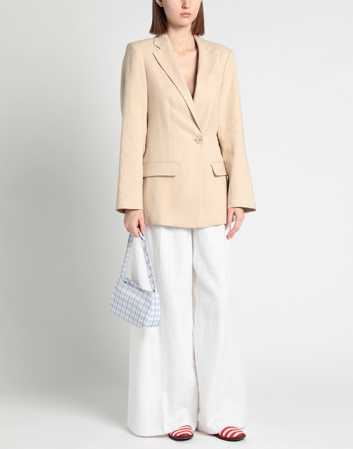 Maje Womens Blazer Sand