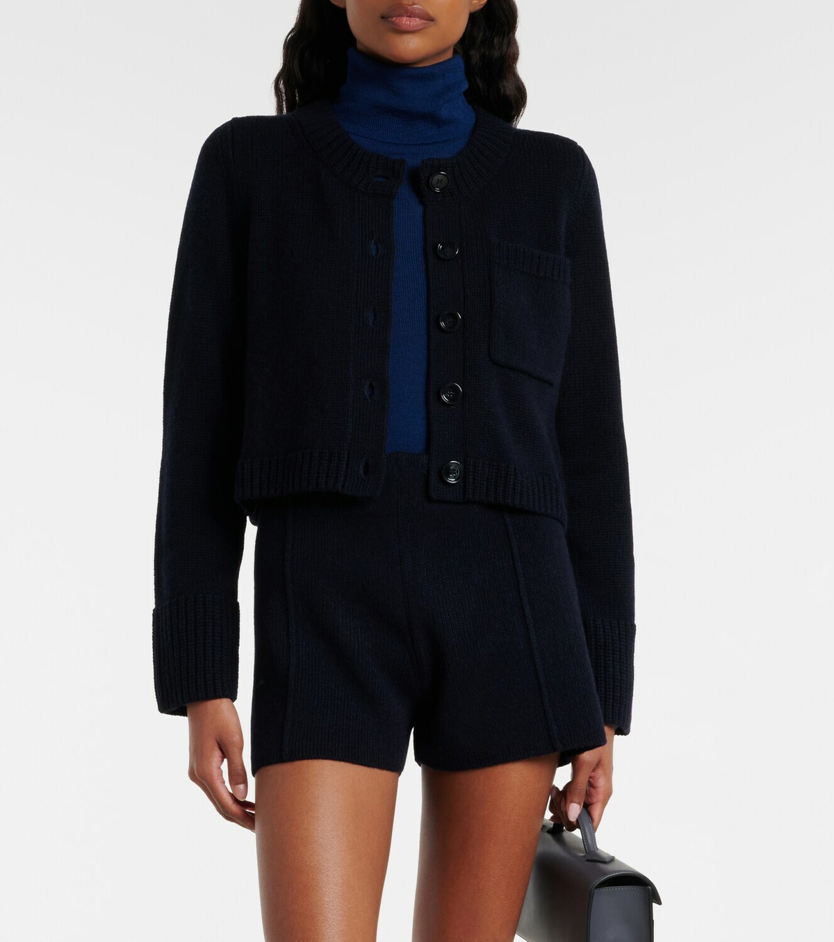 Jardin des Orangers Wool and cashmere shorts