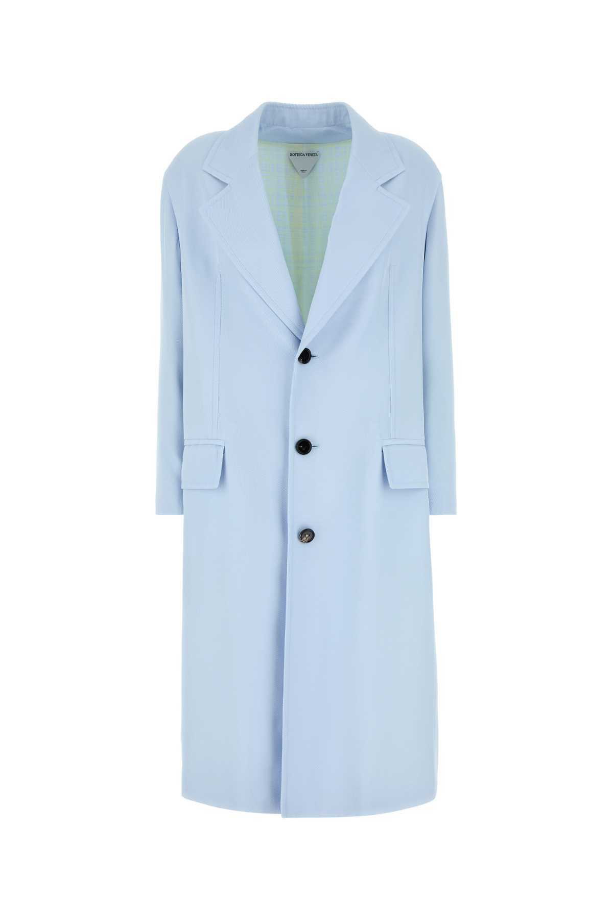 コート BOTTEGA VENETA Midnight blue wool blend coat Bottega Veneta® Women's Wool Gabardine Trench Coat in