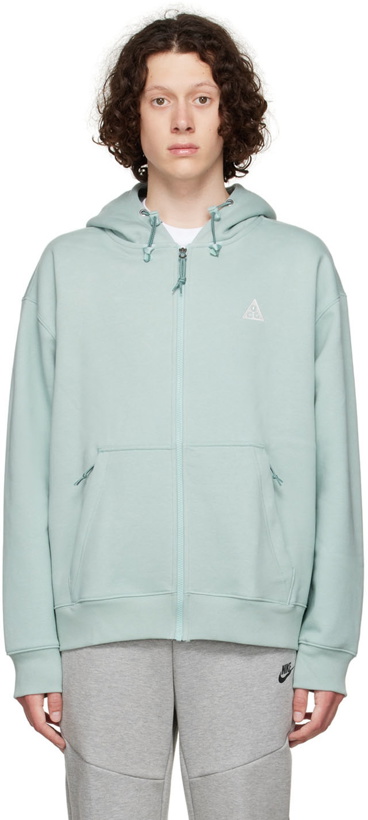 Photo: Nike Blue Cotton Hoodie