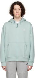 Nike Blue Cotton Hoodie