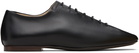 LEMAIRE Black Souris Flat Classic Derbys