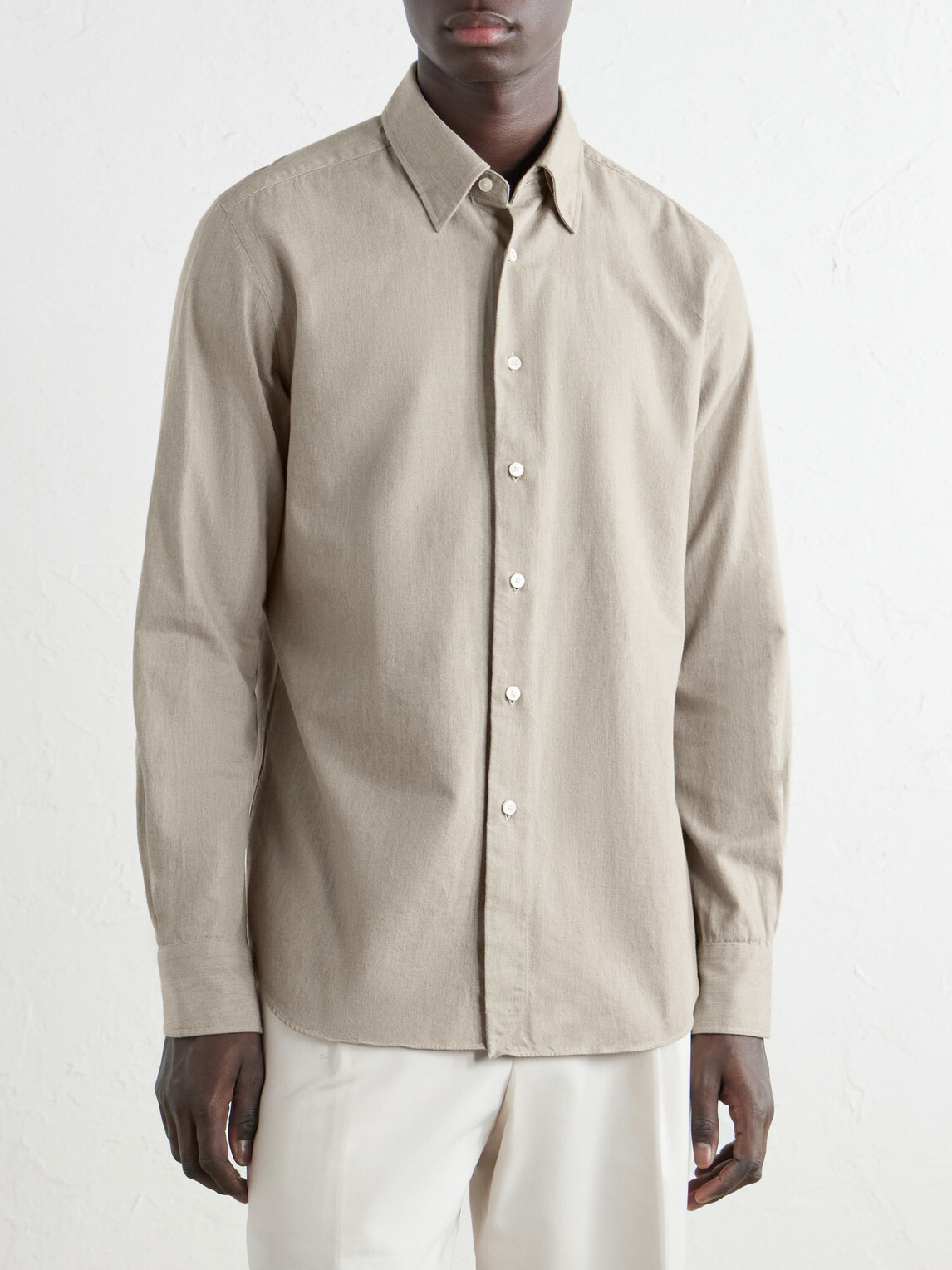 Slowear - Glanshirt Cotton-Twill Shirt - Neutrals