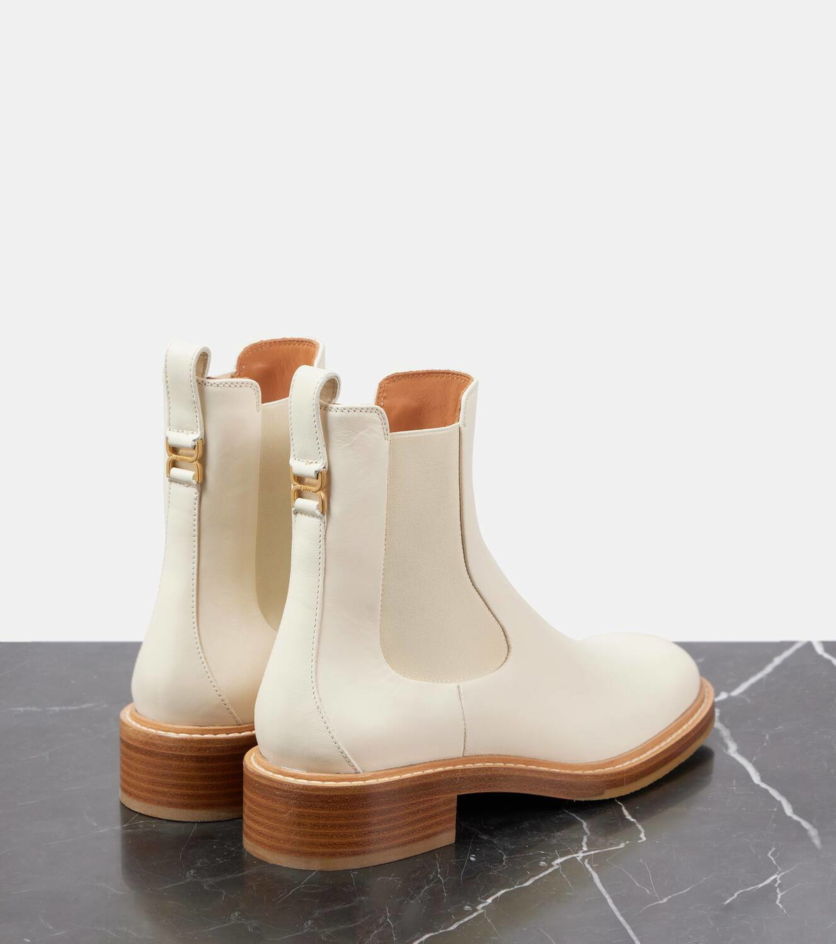 Chloé Marcie leather Chelsea boots