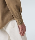 Prada Embroidered cotton shirt
