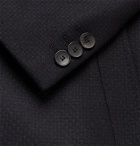 Hugo Boss - Wool-Blend Coat With Detachable Shell Gilet - Blue