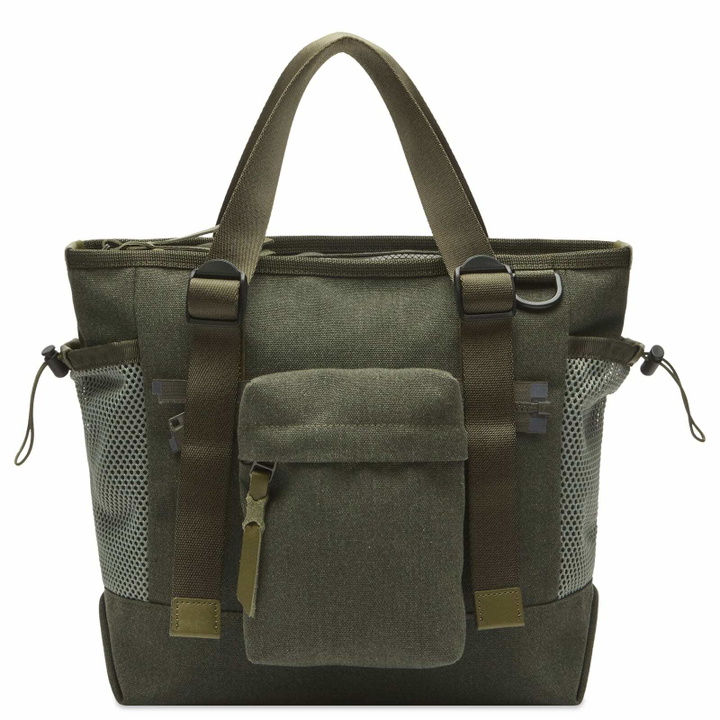 Photo: Hender Scheme Dual Tote Bag in Khaki Olive 