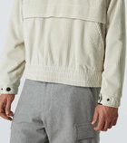 Moncler Grenoble Cotton corduroy hoodie