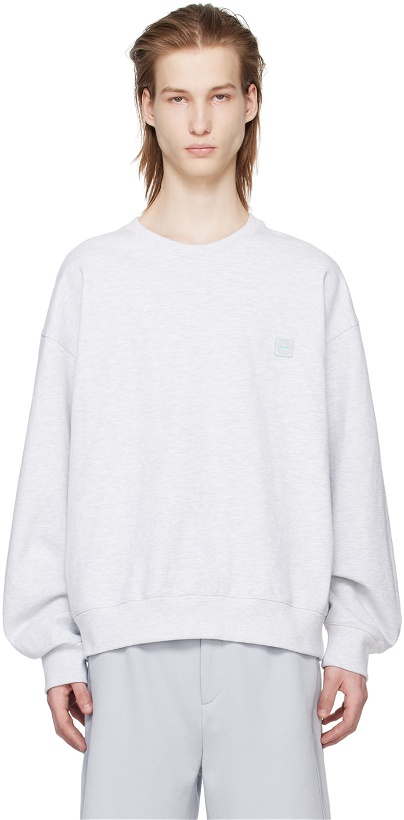 Photo: Solid Homme Gray Embroidered Sweatshirt