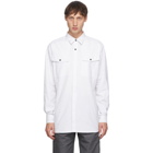 GR10K White Klopman Antistatic Dress Shirt