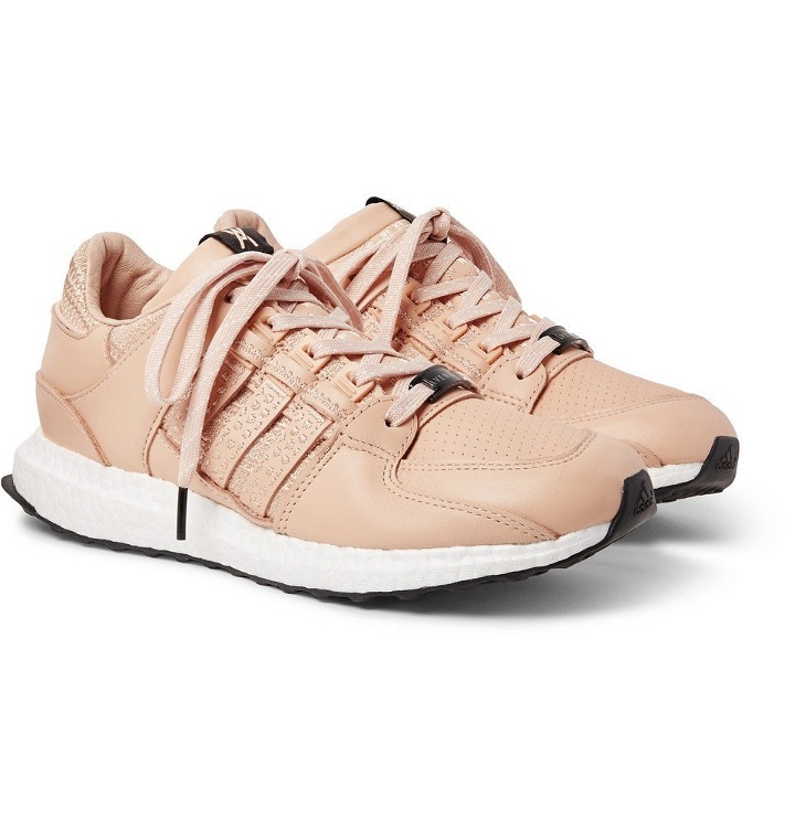 Photo: adidas Consortium - Avenue EQT 93/16 Support Embroidered Leather Sneakers - Men - Neutral