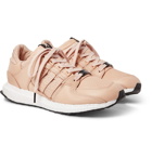 adidas Consortium - Avenue EQT 93/16 Support Embroidered Leather Sneakers - Men - Neutral