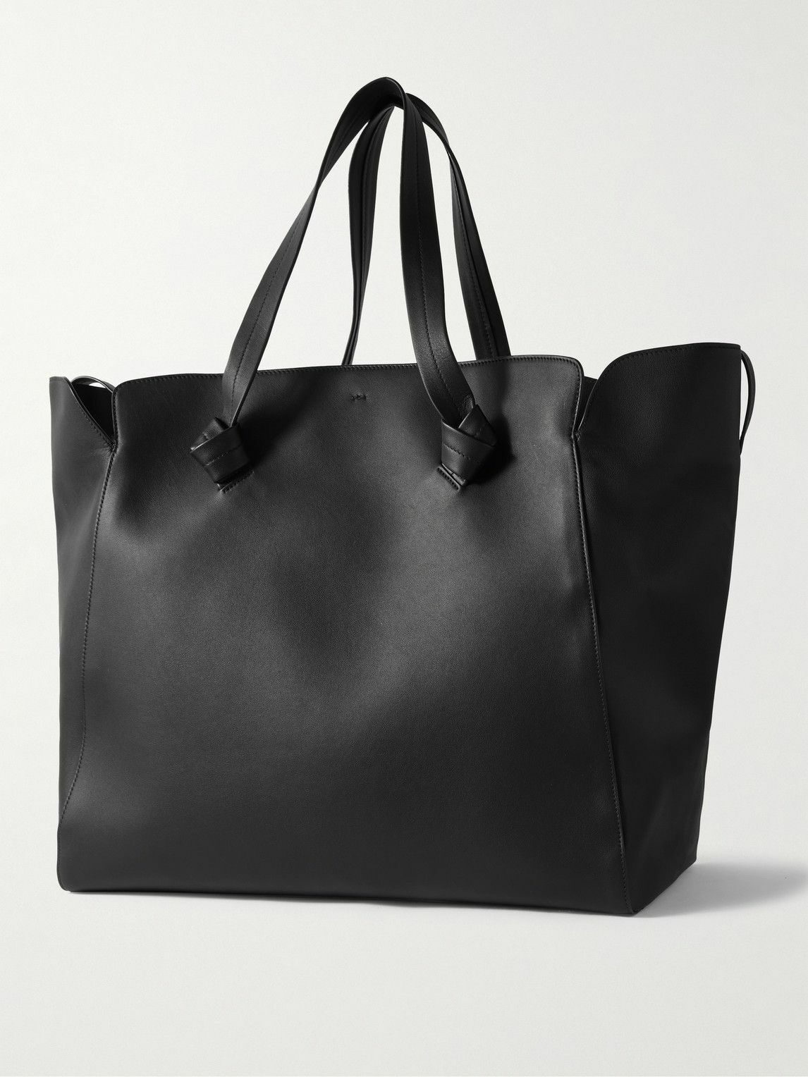 トートバッグ Jil Sander Knot Medium Tote Bag In Smooth Leather JIL SANDER - Medium Knot Leather Tote Bag Jil Sander