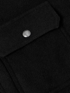 Ralph Lauren Purple label - Bennett Quilted Wool-Blend Felt Down Jacket - Black