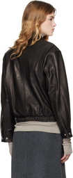 Dunst Black Drizzler Leather Jacket