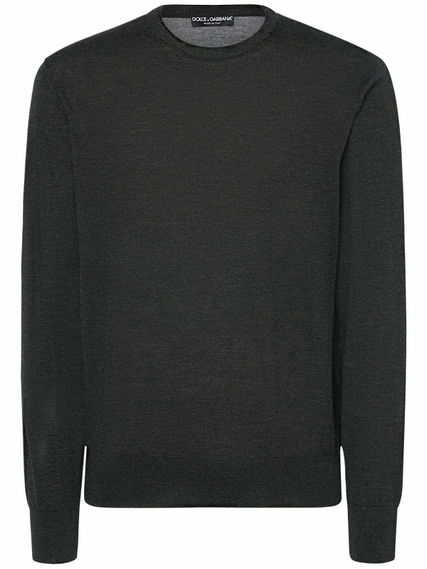 Photo: DOLCE & GABBANA - Inside Out Cashmere Sweater