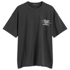 END. x Cole Buxton Signature City T-Shirt in Vitnage Black - Blue Text