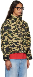 BAPE Yellow 1st Camo Jacket