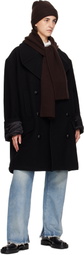 Maison Margiela Brown Cashmere Scarf